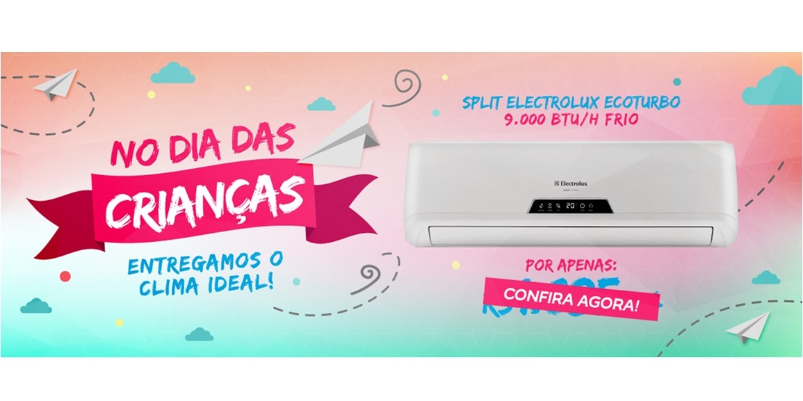 Ar-Condicionado Electrolux Split 9.000 Btus Frio Linha Ecoturbo  (VI09F/VE09F)