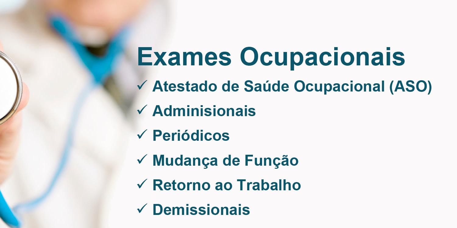Exames medicos admissionais