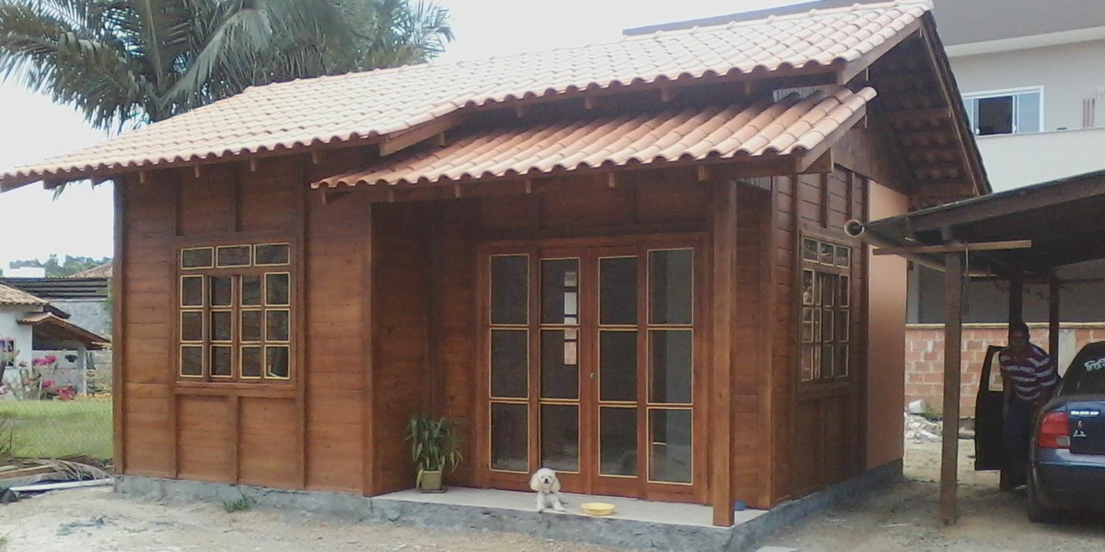 Casas de Madeira Pré-Fabricada