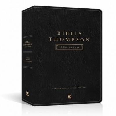 Bíblia de Estudo Thompsom letra Grande c/ indice Capa preta
